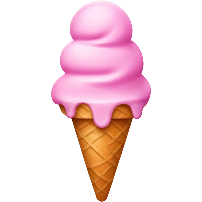 pink ice cream emoji