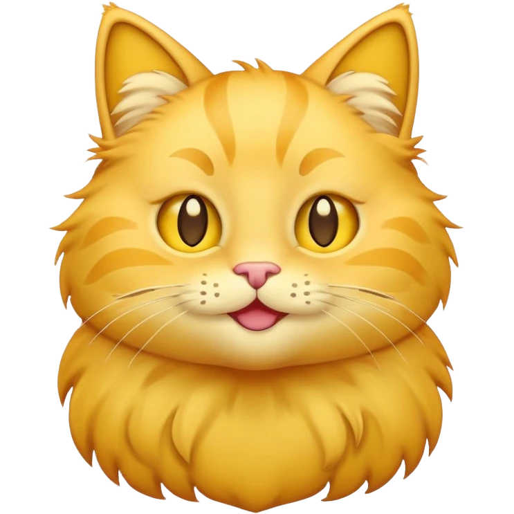 Yellow cat emoji with star eyes emoji