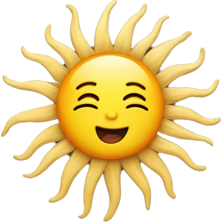 Sun emoji