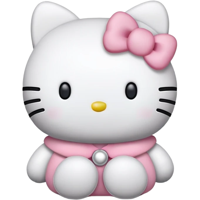 Hello kitty plush emoji