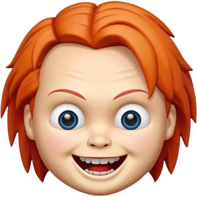 Un emojin de chuky emoji