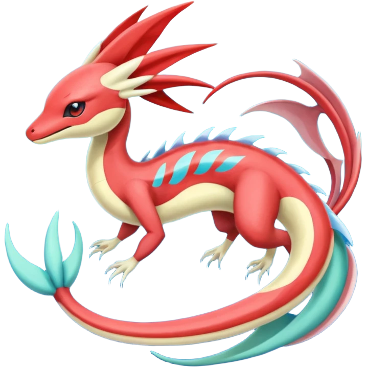 Meloetta-Milotic-Inteleon-Heliolisk-Helioptile-Salamence-Salandit-Latias-Fakémon-creature-hybrid emoji