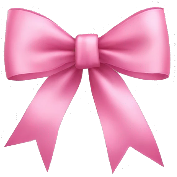 Ribbon bow pink emoji