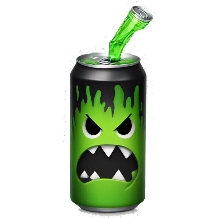 Monster energy drink emoji