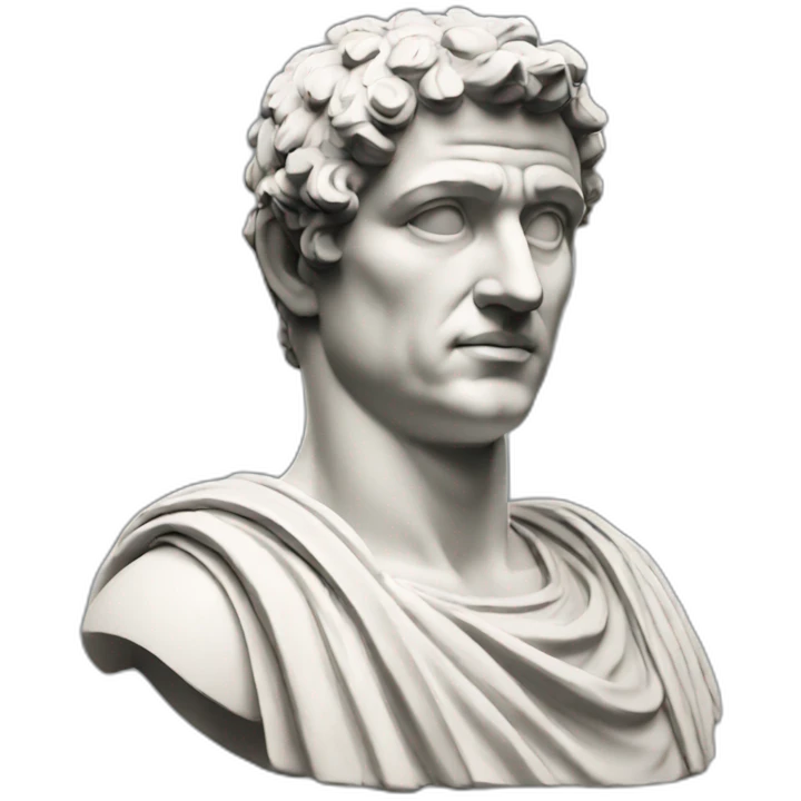 Roman Caesar statue emoji
