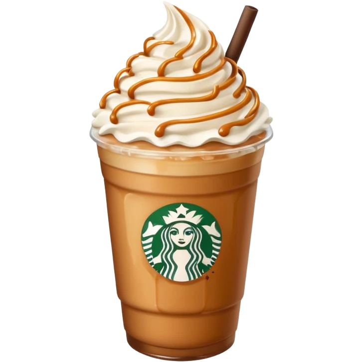 Caramel Frappuccino  emoji