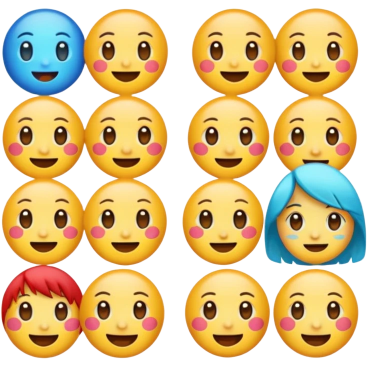emoji con expreciones de anime emoji