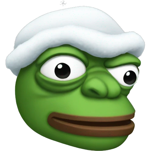 pepe snow emoji