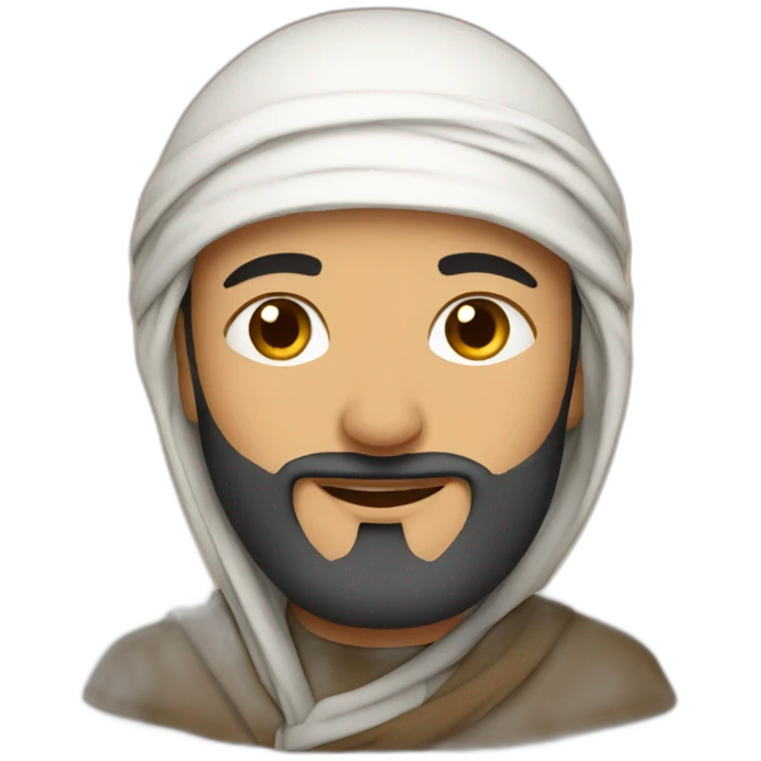 Oriental Muslim sunset emoji