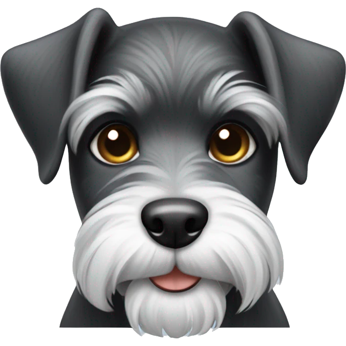 Schnauzer puppy emoji