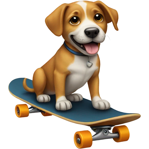 dog on a skateboard emoji
