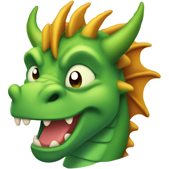 Sleepy dragon emoji