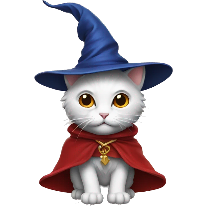 kitty red wizard emoji