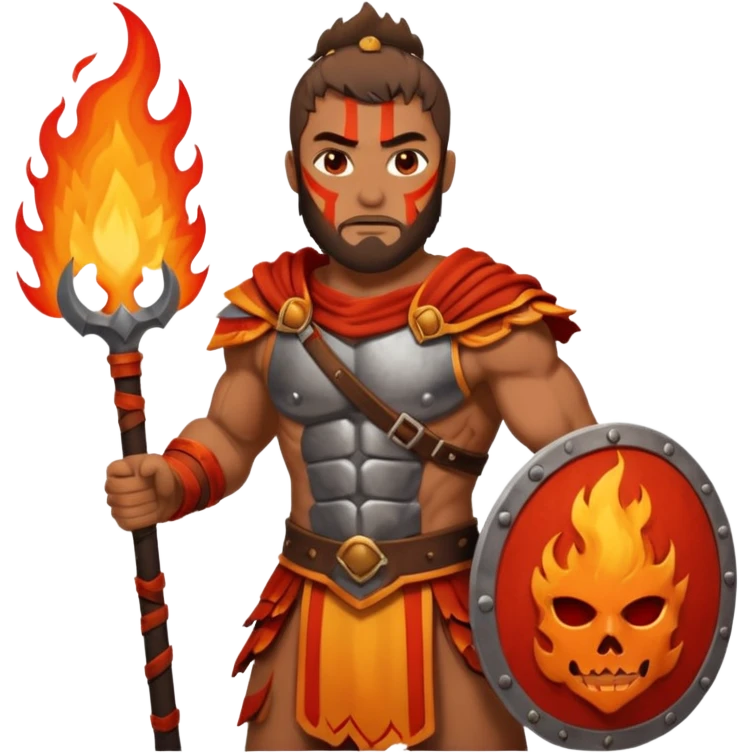 fire gladiator emoji