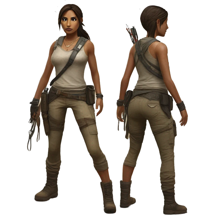 Lara Croft shadow of the tomb raider  emoji