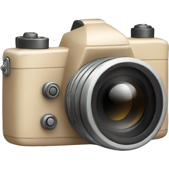 Beige camera  emoji