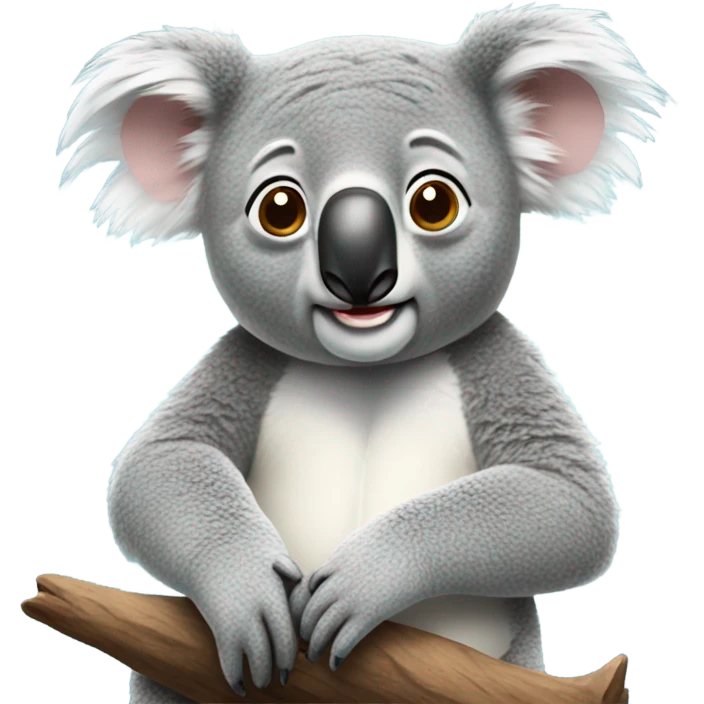 Not impressed koala  emoji