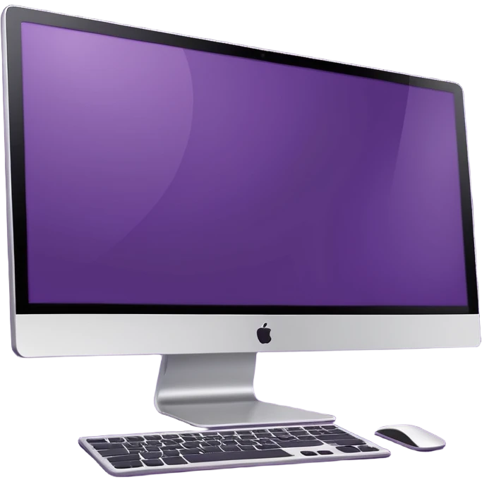 dark purple wide screen monitors emoji