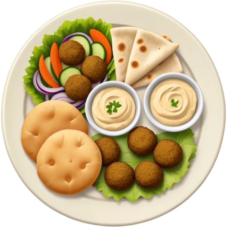 Falafel plate  emoji