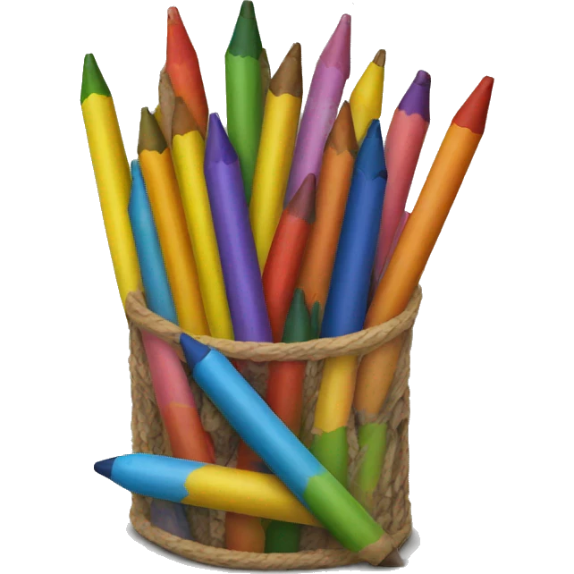 crayons emoji