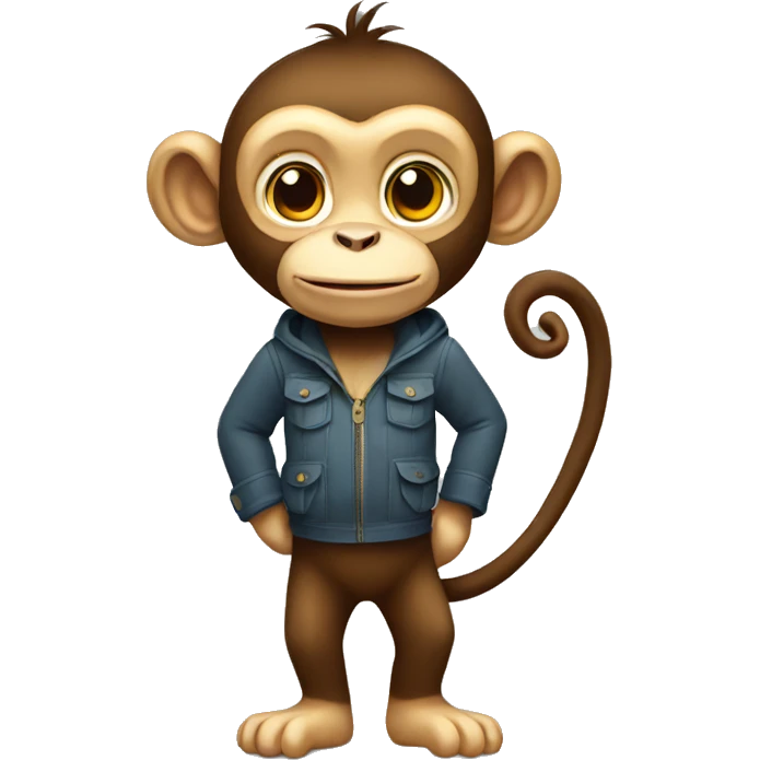 Monkey FULL BODY emoji