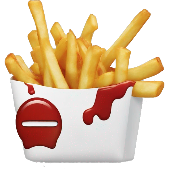 fries witsch ketchup emoji