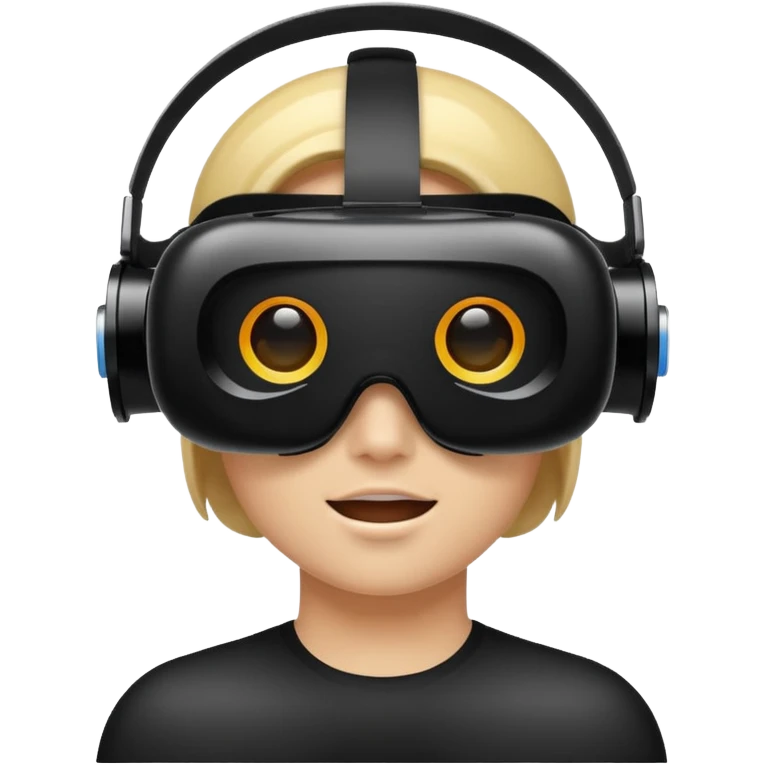 Lentes de realidad virtual emoji