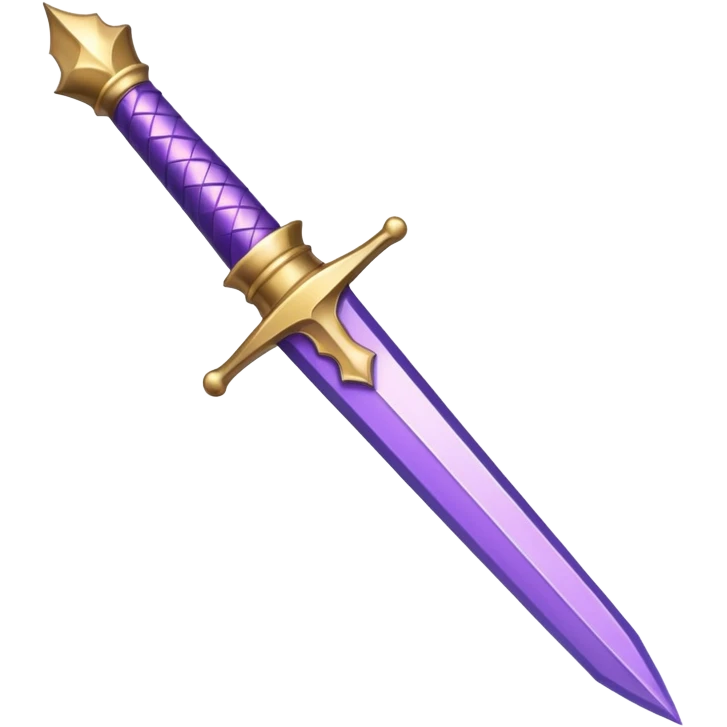 Cute purple deadly weapon emoji