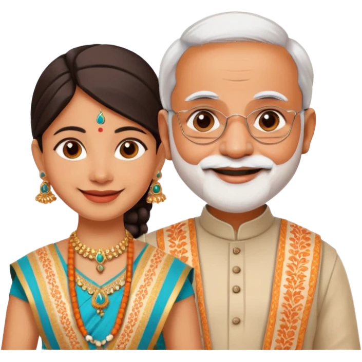 modi and sitaraman emoji