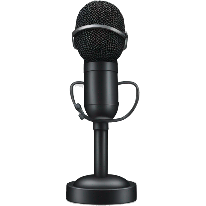 SPEAKER WITH A MICROPHONE emoji