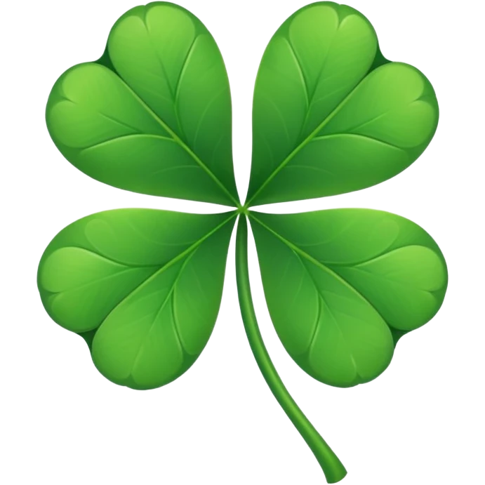 5 leaf clover emoji