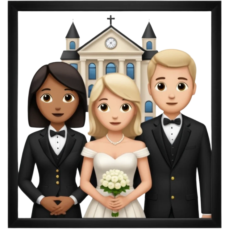 Courthouse wedding place. emoji