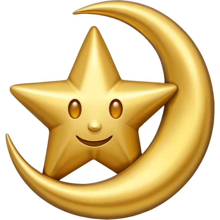 Creat an Star and Crescent emoji emoji