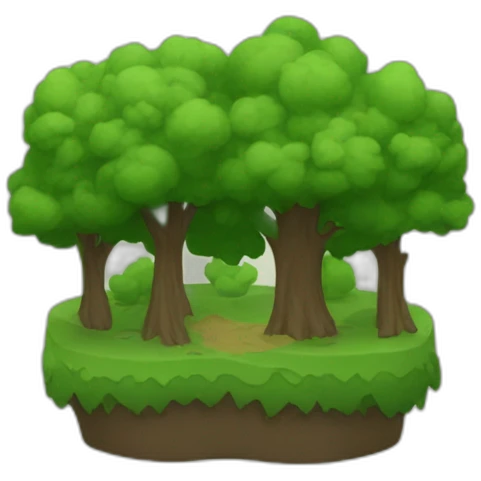 country pâté that repaints a forest emoji
