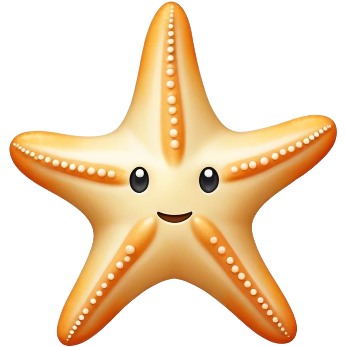 cream starfish emoji