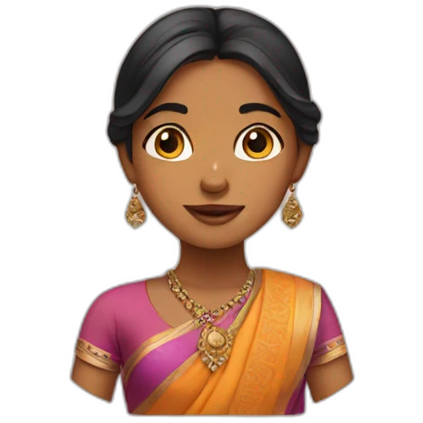 Indian girl emoji