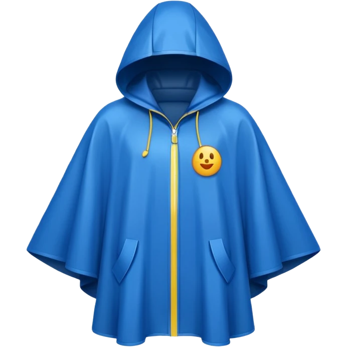 Poncho Rain coat emoji