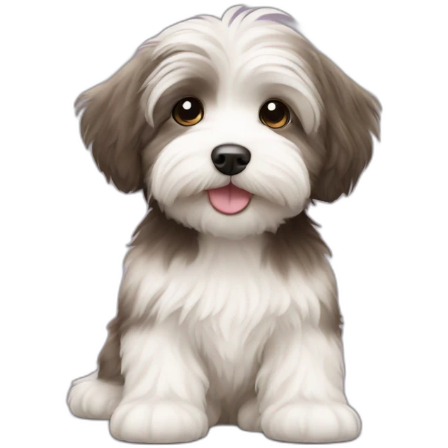 havanese puppy emoji
