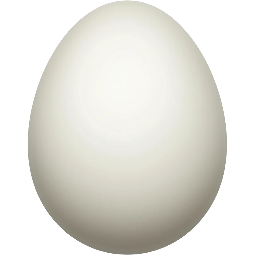 White egg emoji