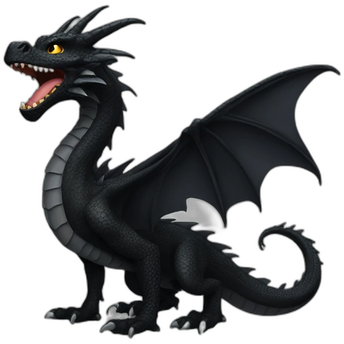 Black dragon emoji