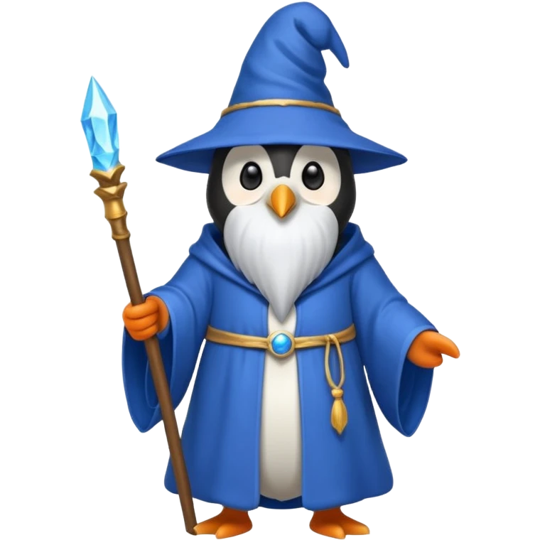 Penguin Wizard emoji