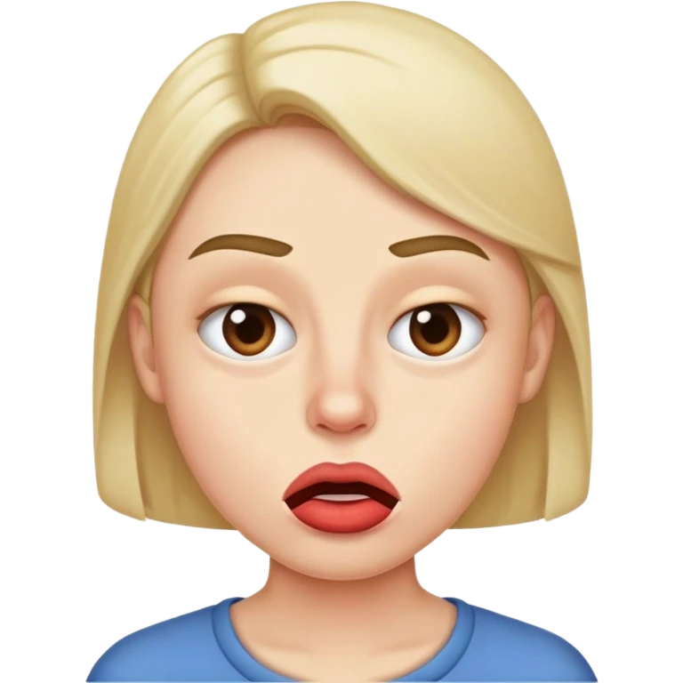 biting lip with raised eyebrow emoji