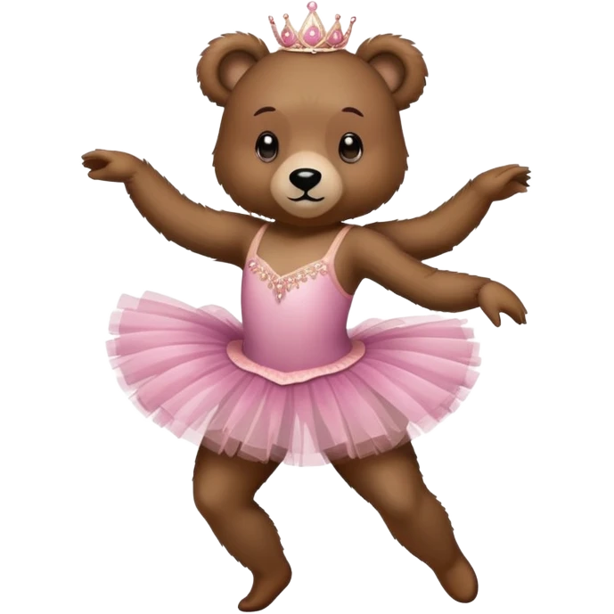 bear dance ballet emoji