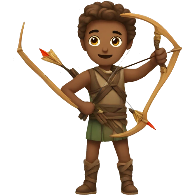 magical bow and arrow emoji