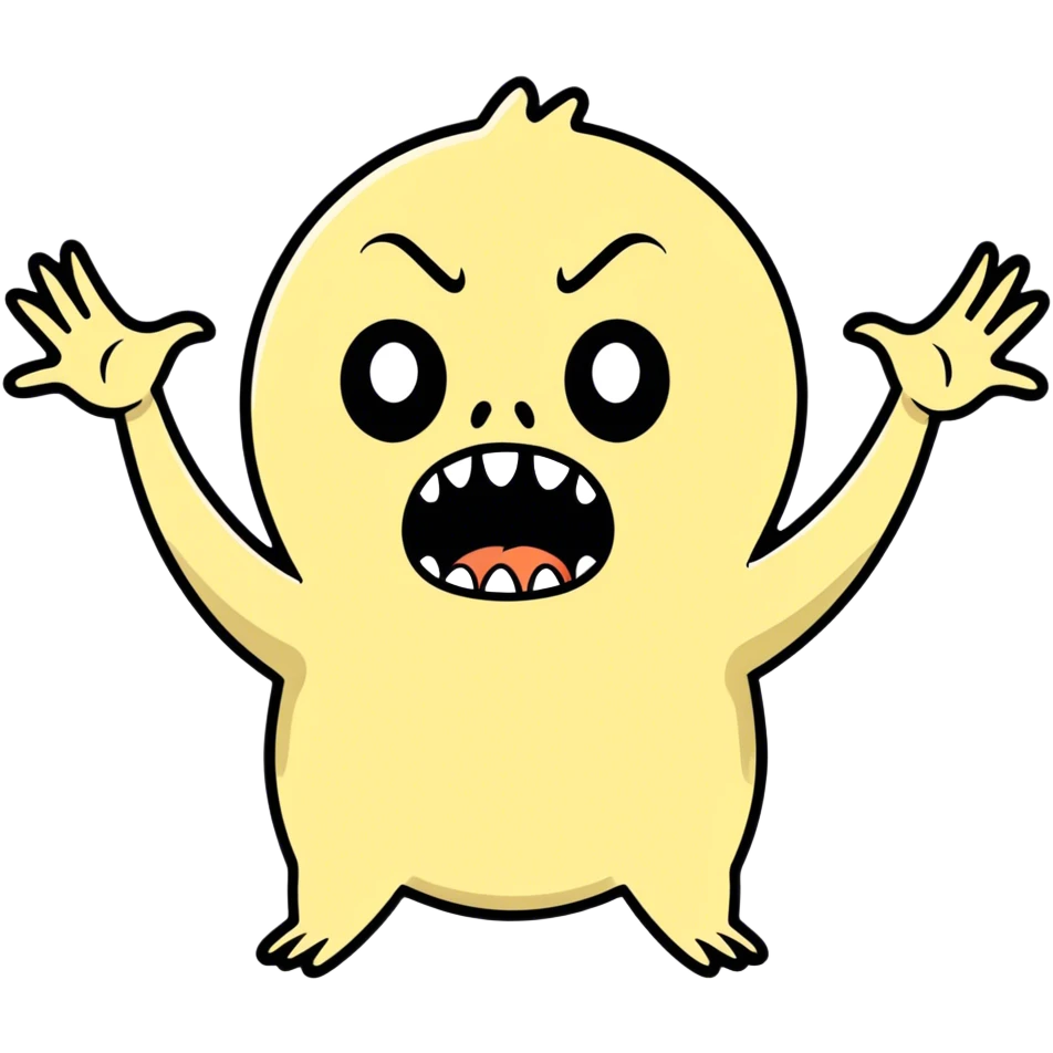 Really scared Boggart  emoji