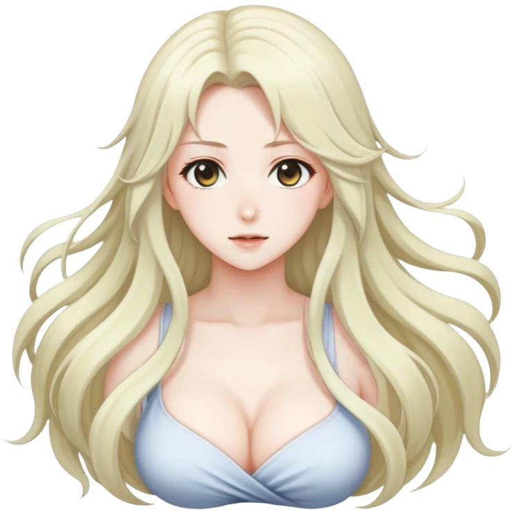 anime girl with big breast emoji
