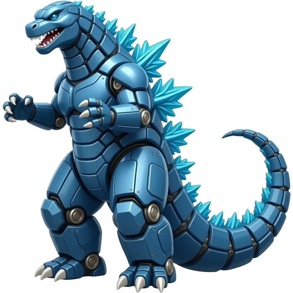 blue mechagodzilla emoji