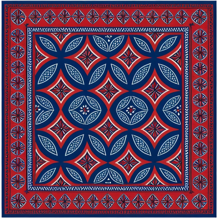 sindhi traditional ajrak cloth  emoji