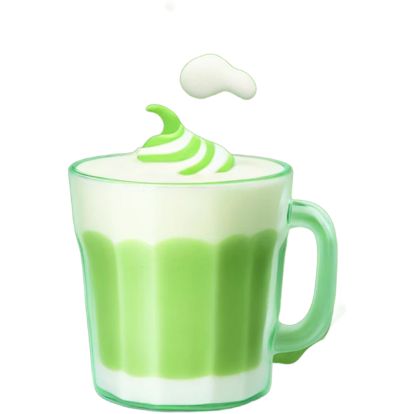 Matcha latte emoji
