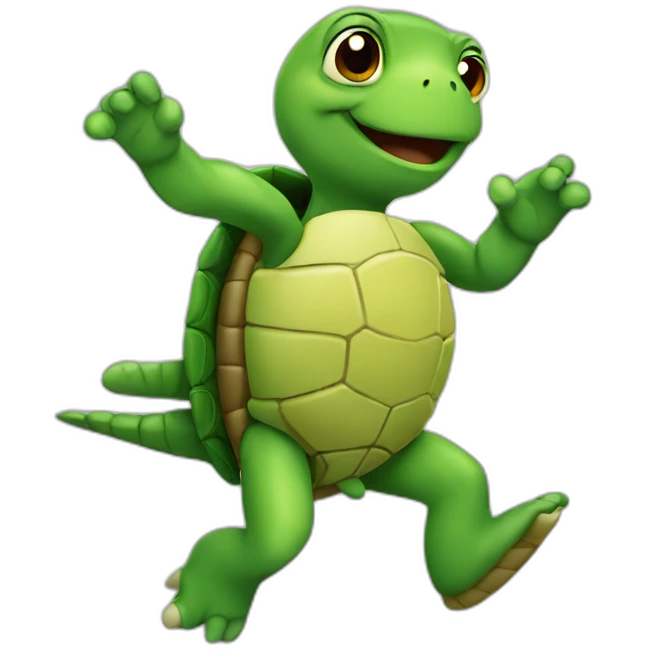 dancing turtle emoji